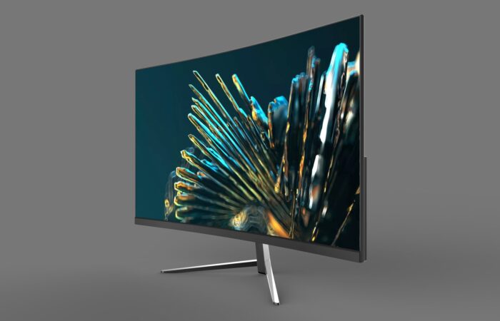Monitor Gamer Curvo Led 24" 165hz Ips Sin Marco Hdmi Dp 1080