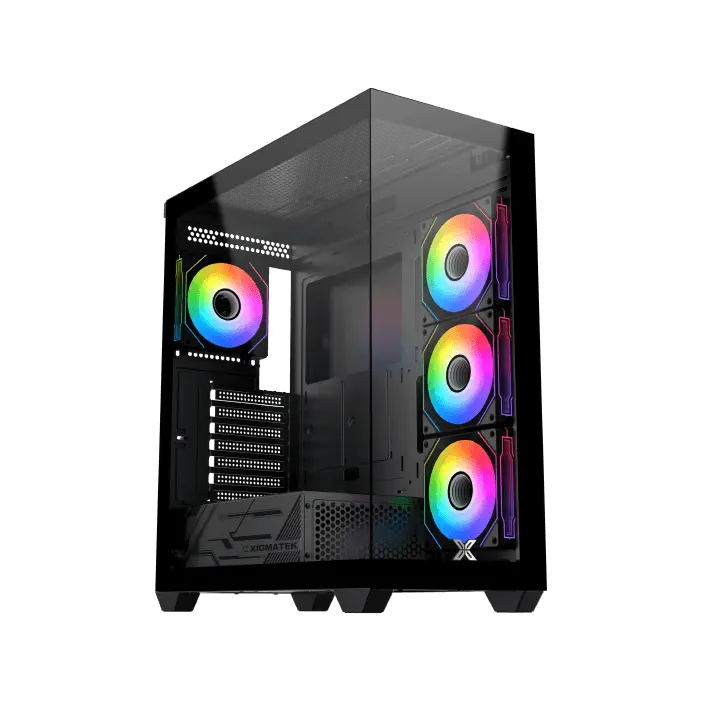 Gabinete Gamer Xigmatek Blast con 4 Fanes ARGB
