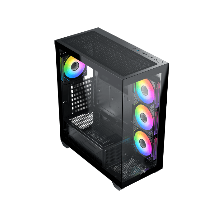 Gabinete Gamer Xigmatek Blast con 4 Fanes ARGB