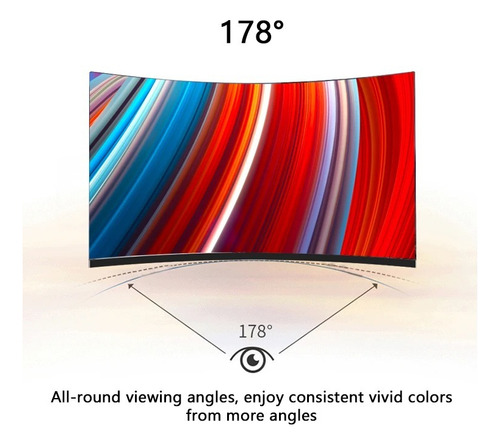 Monitor Gamer Curvo Led 32" 165hz Ips Sin Marco Hdmi Dp 1080