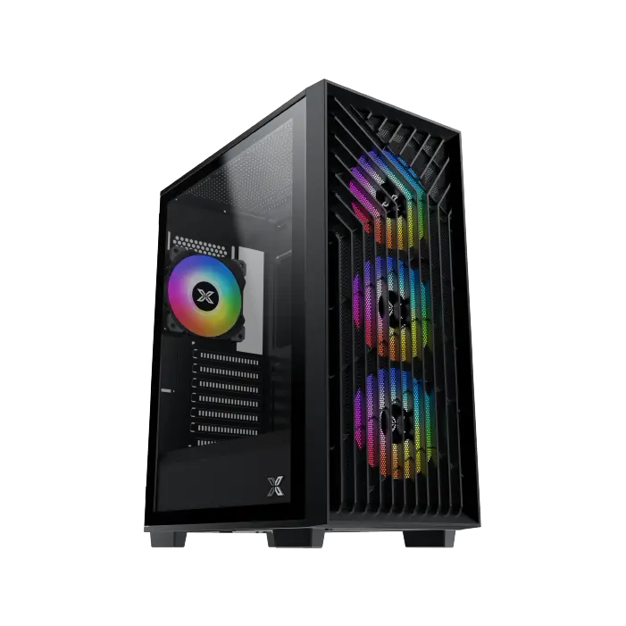 Gabinete Xigmatek LUX G – Mid Tower con RGB y Vidrio