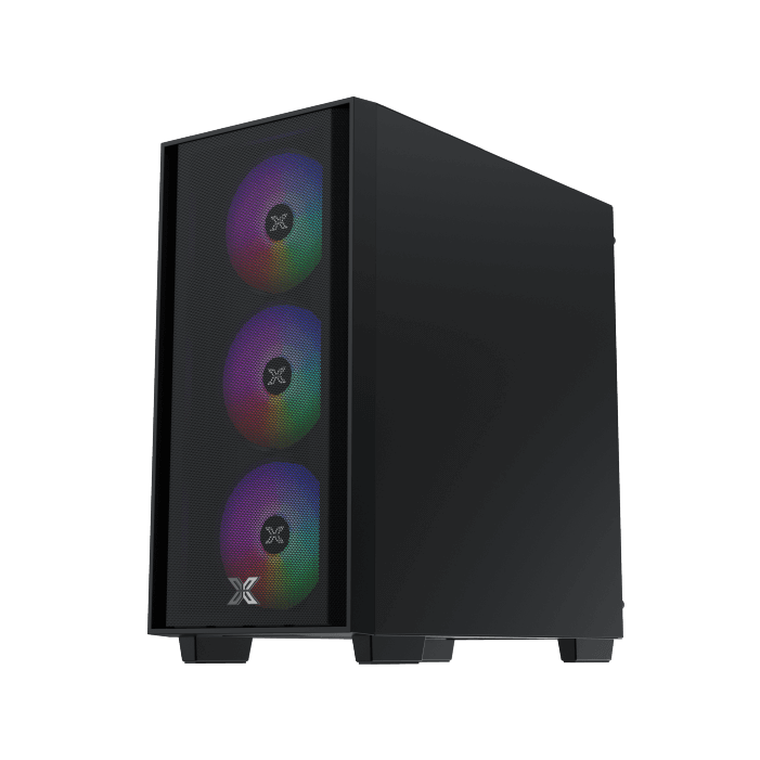 Gabinete NYX Air II: Flujo de Aire Superior y Cristal Templado