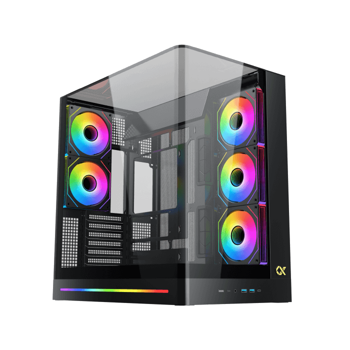 Pano-II.png Gabinete PC Xigmatek Pano II – 8 fan ARGB Potencia y Estilo Gaming