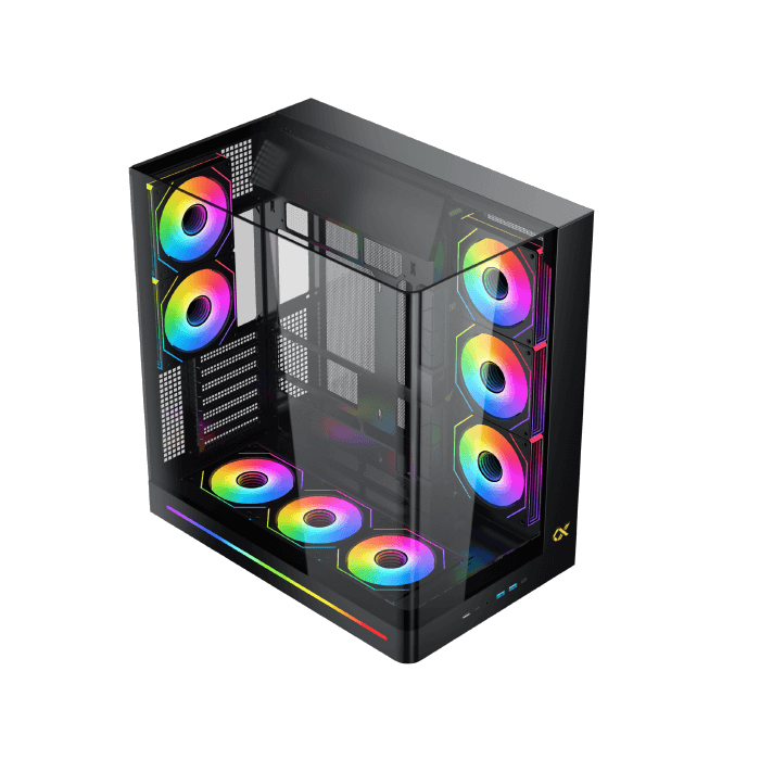 Pano-IIA.png Gabinete PC Xigmatek Pano II – 8 fan ARGB Potencia y Estilo Gaming